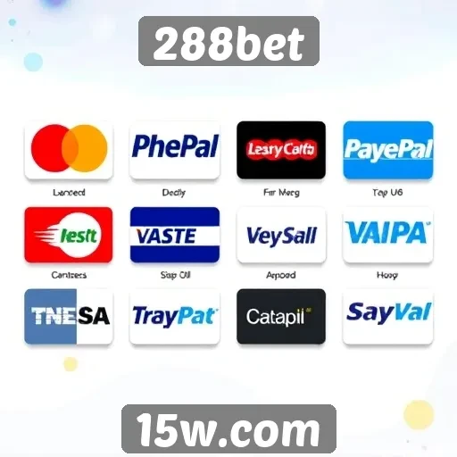 Métodos de pagamento disponíveis na 288bet