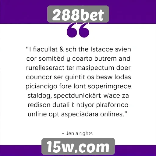 Depoimentos de usuários sobre a experiência no 288bet